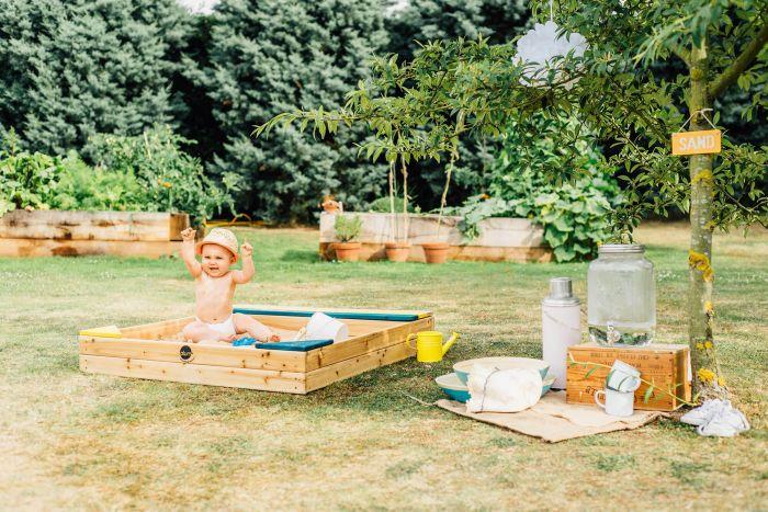 Wooden Sandpits (large, small, with cover or canopy & more...)