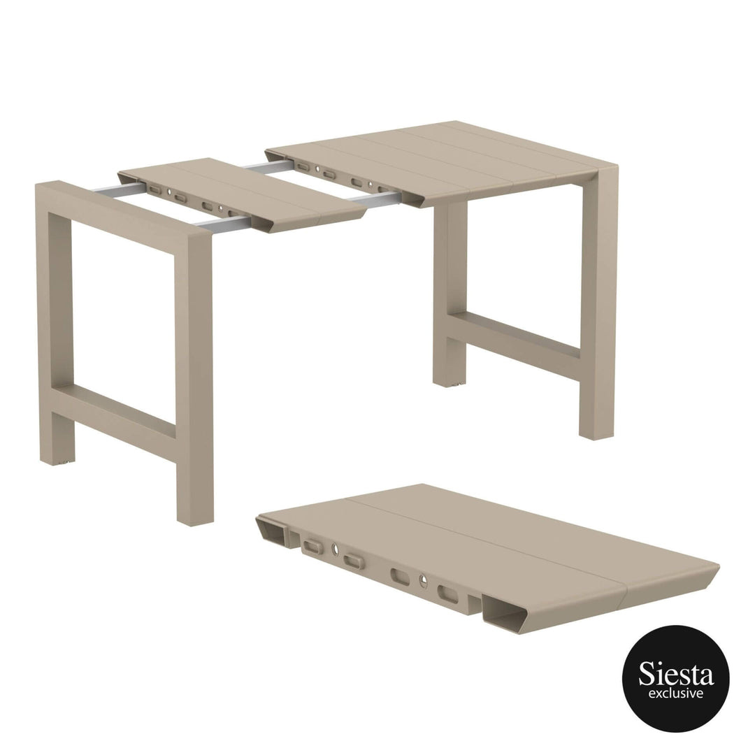 Vegas Bar Table & Air Barstool 75 4 Seat Package