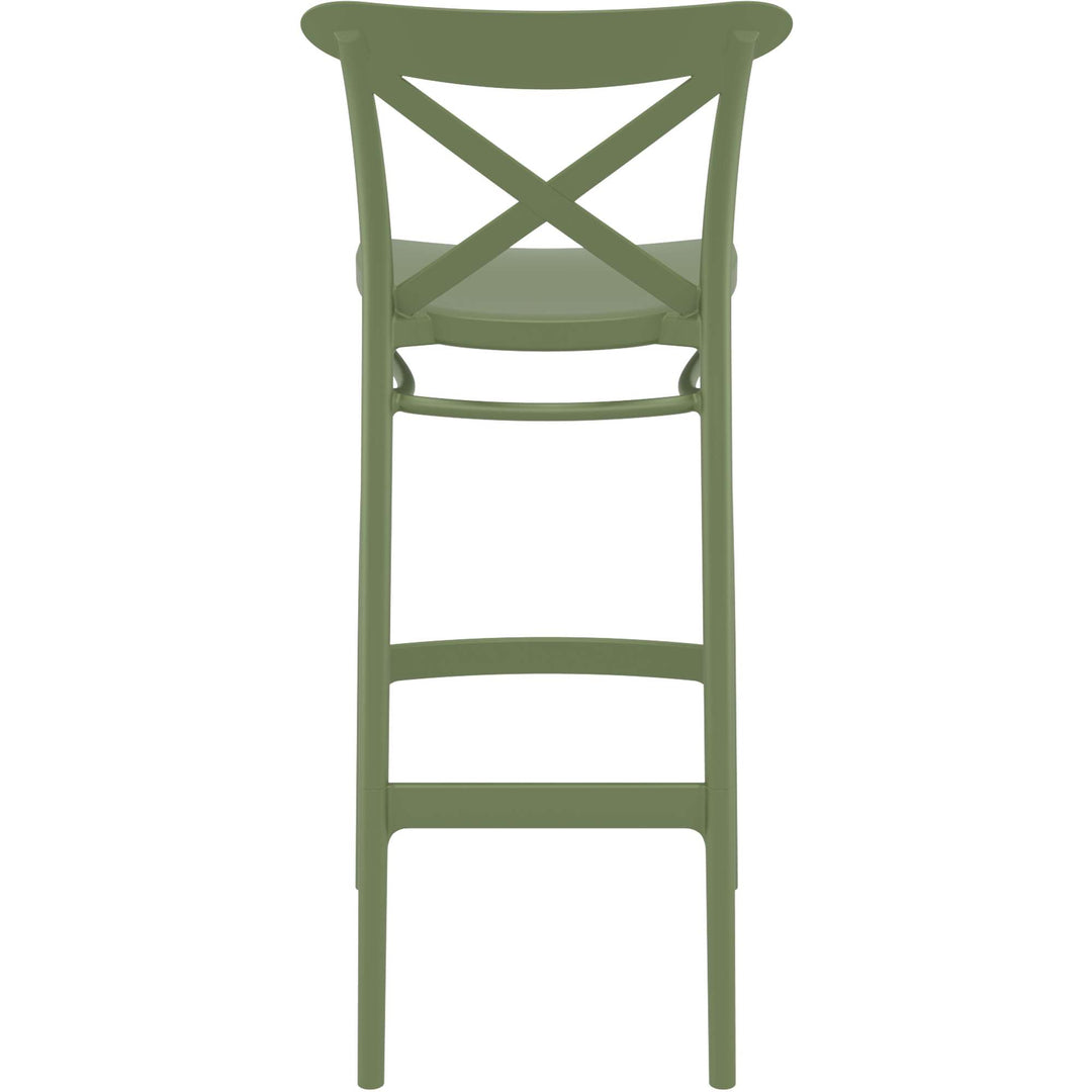Cross Back Bar Stools by Siesta