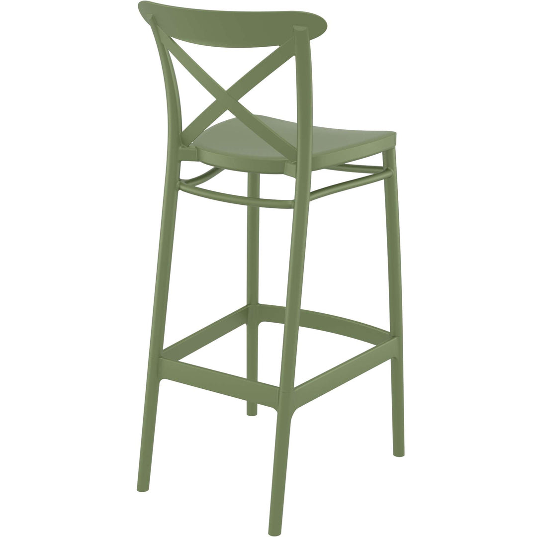 Cross Back Bar Stools by Siesta