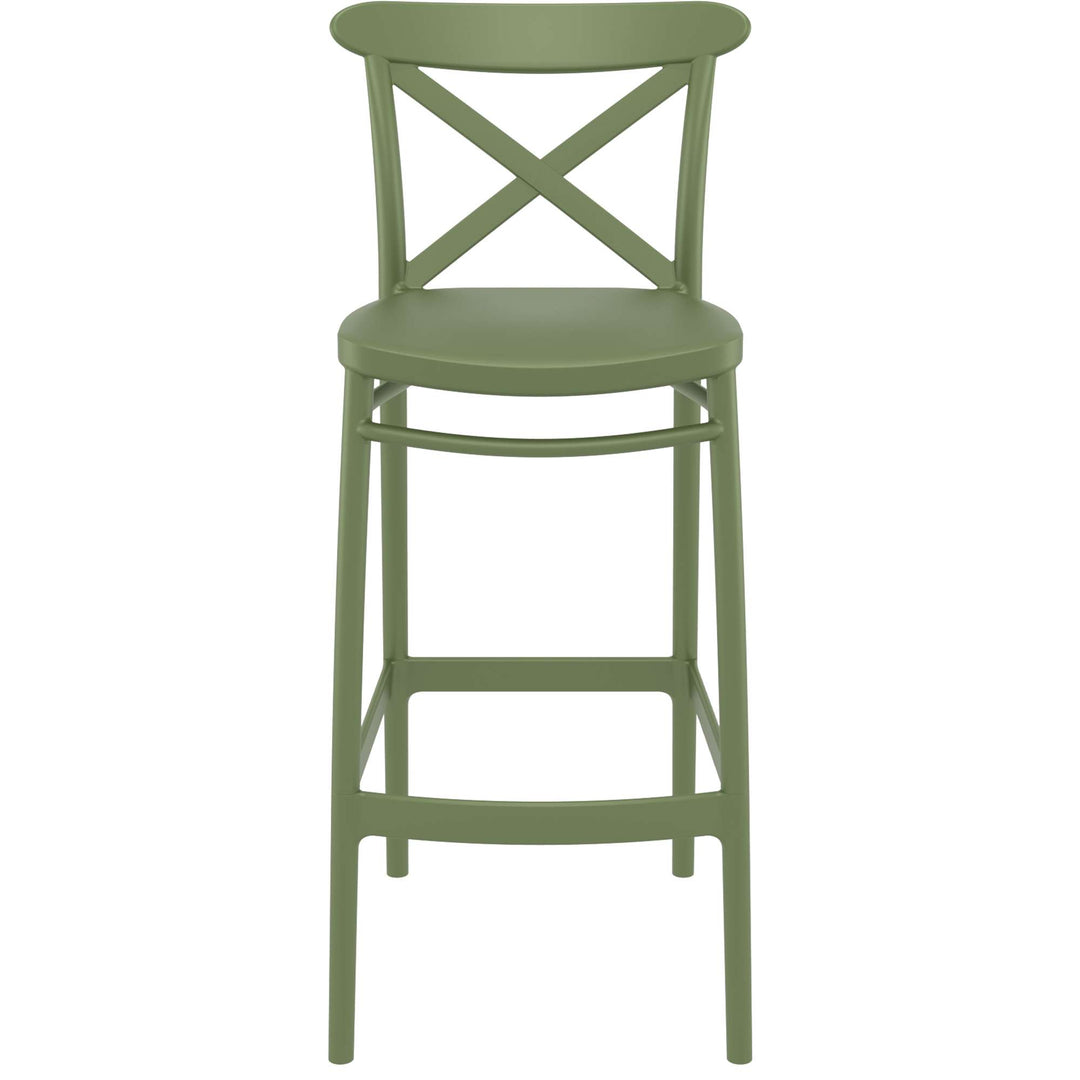 Cross Back Bar Stools by Siesta
