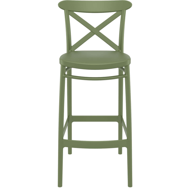 Cross Back Bar Stools by Siesta