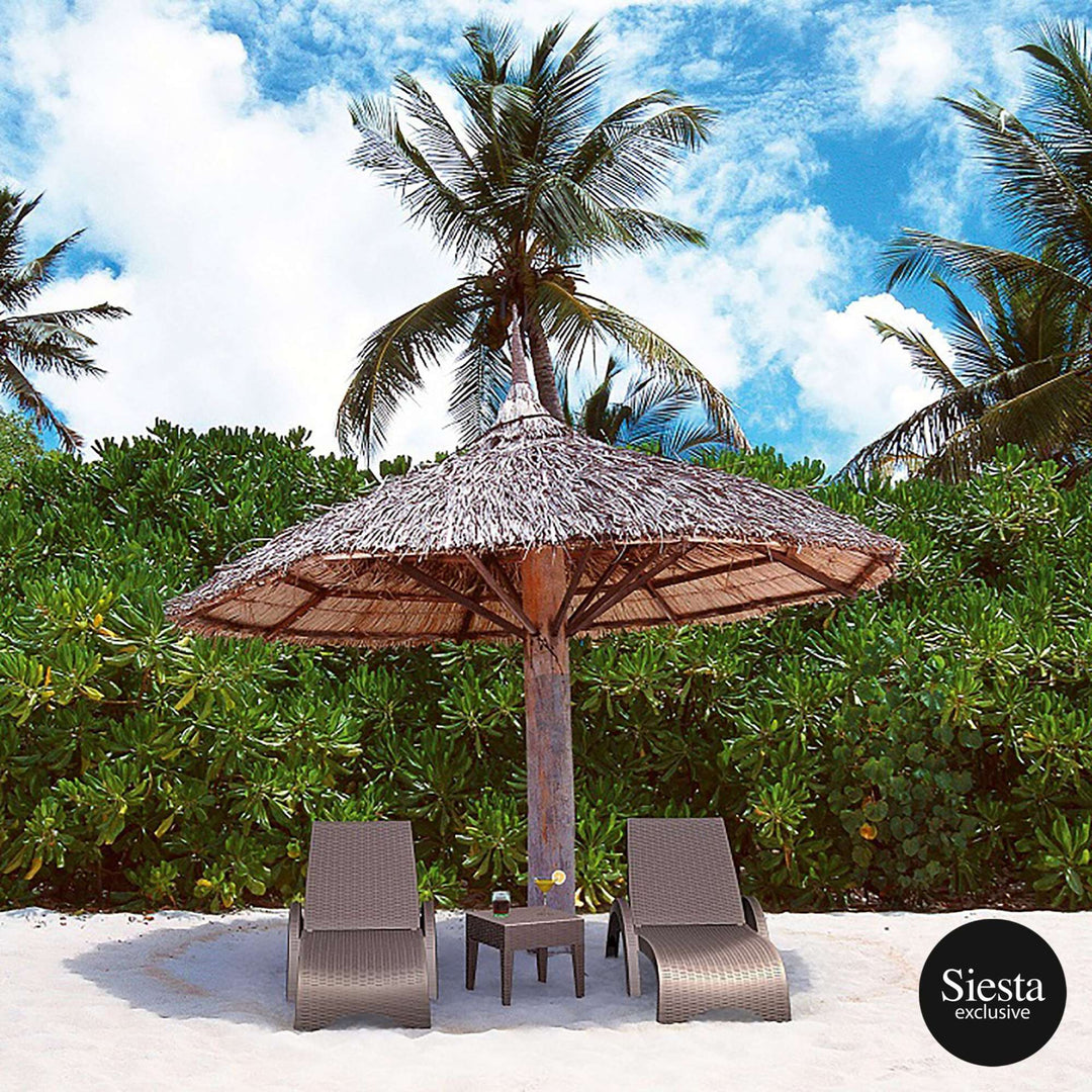 Fiji Sunlounger & Tequila Side Table 3pc Package