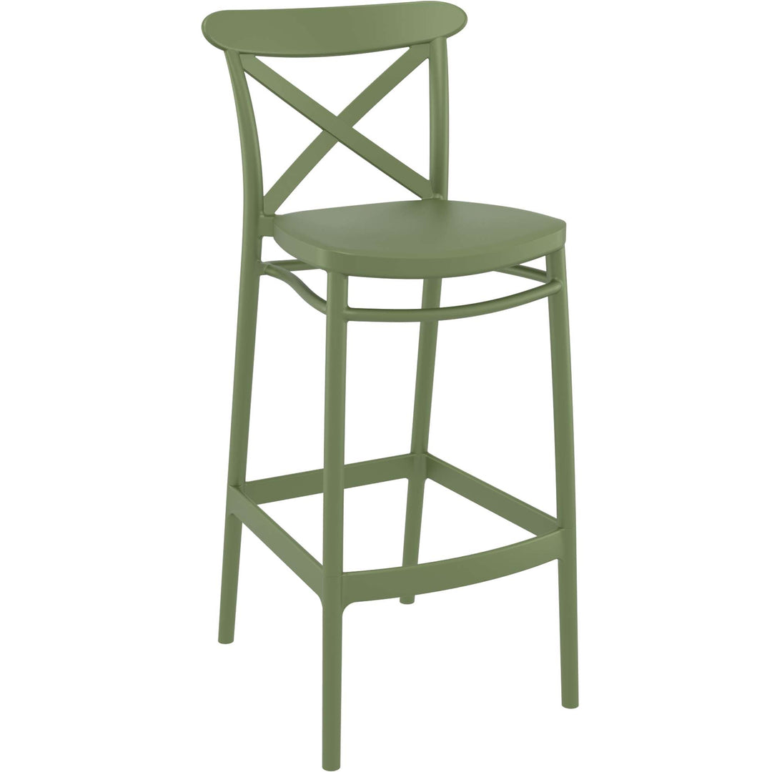 Cross Back Bar Stools by Siesta