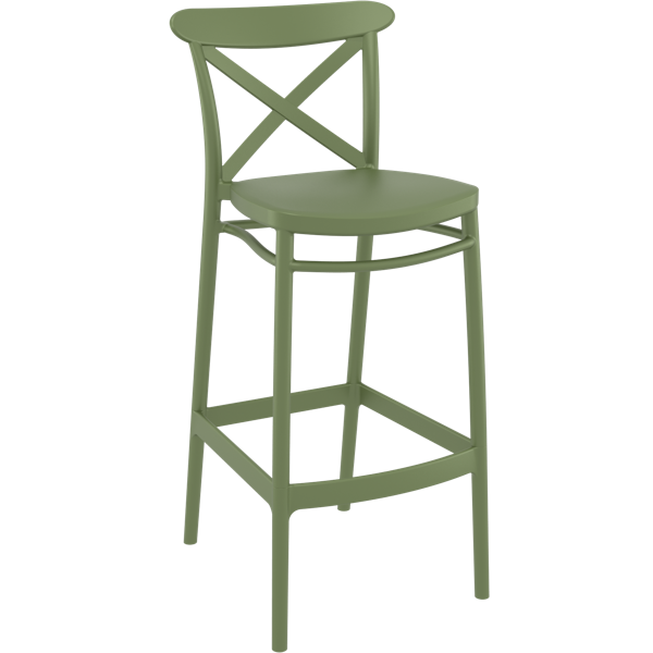 Cross Back Bar Stools by Siesta