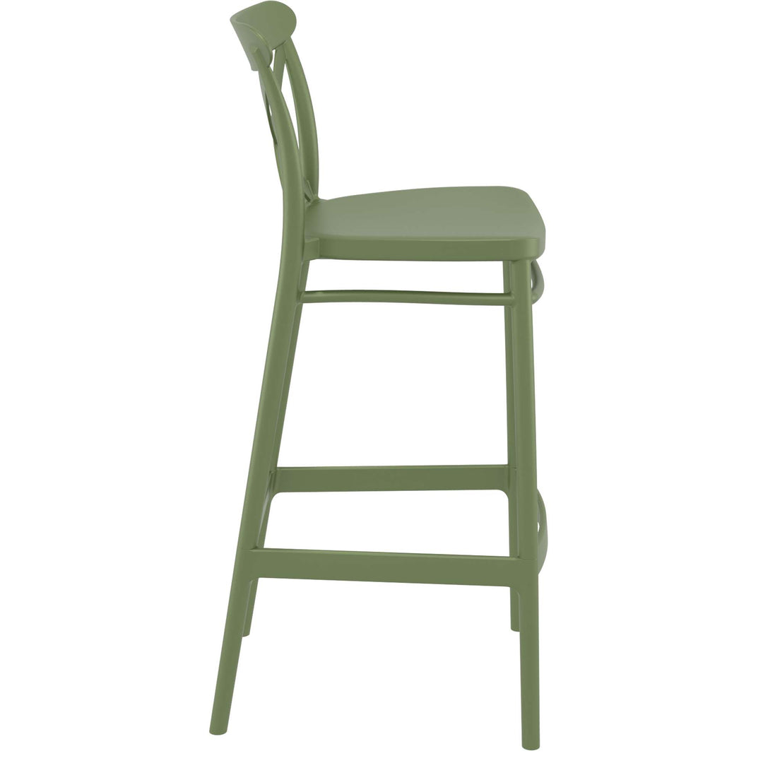 Cross Back Bar Stools by Siesta