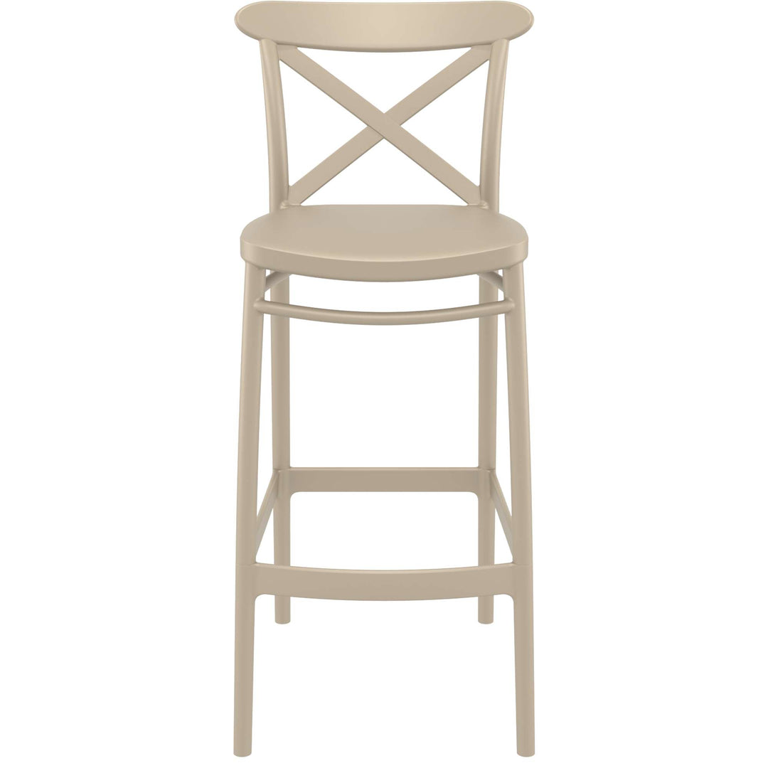 Cross Back Bar Stools by Siesta