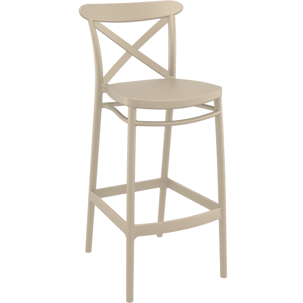 Cross Back Bar Stools by Siesta
