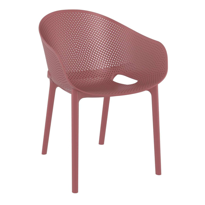 Siesta Sky Stacking Chair (Available in Black, White, Taupe, Green, Marsala & Anthracite)