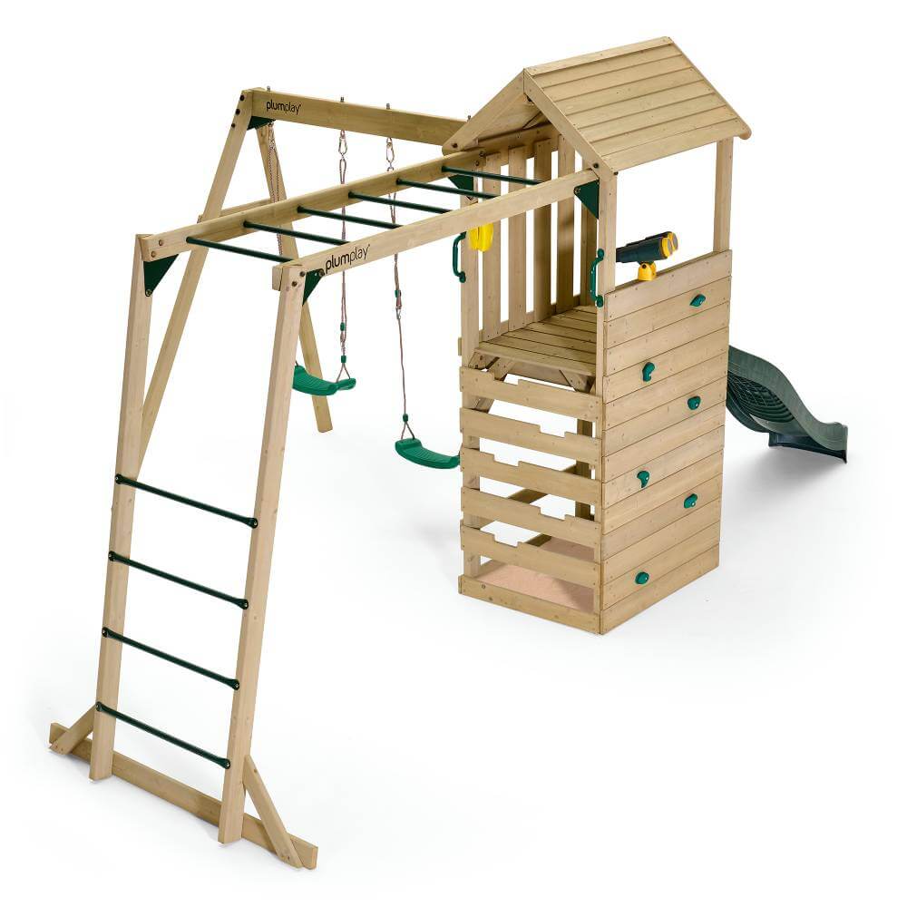 Plum Lookout Tower Centre with Swings, Slide & Monkey Bars