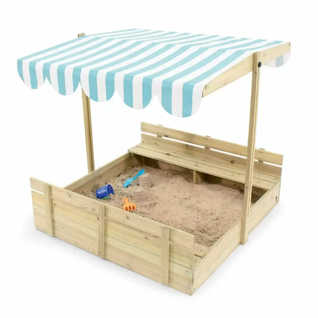Plum Play Plum Wooden Sandpit with Canopy