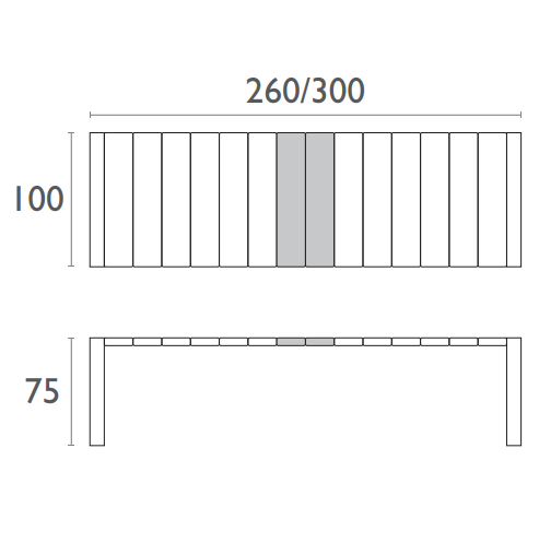 Siesta Vegas Extendable Table