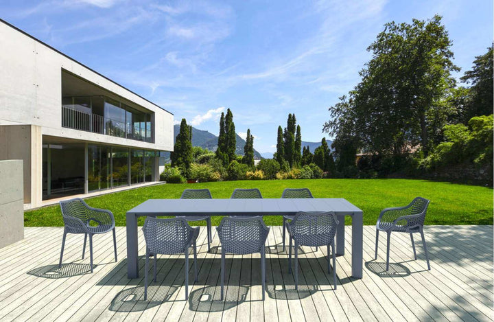 Siesta Vegas Table 260/300 & Air XL Arm Chair 8 Seater Dining Set