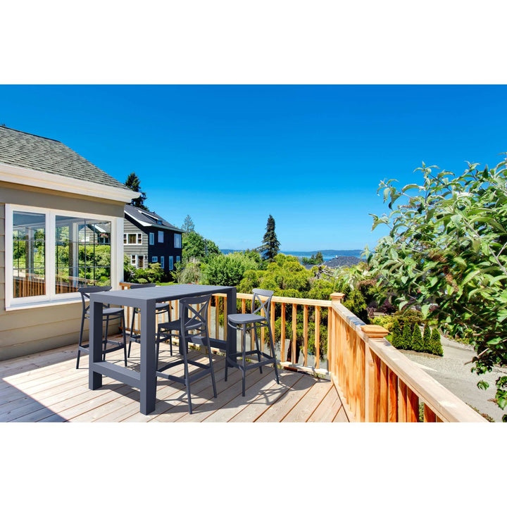 Cross Back Bar Stools by Siesta