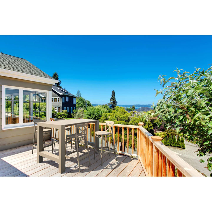 Cross Back Bar Stools by Siesta