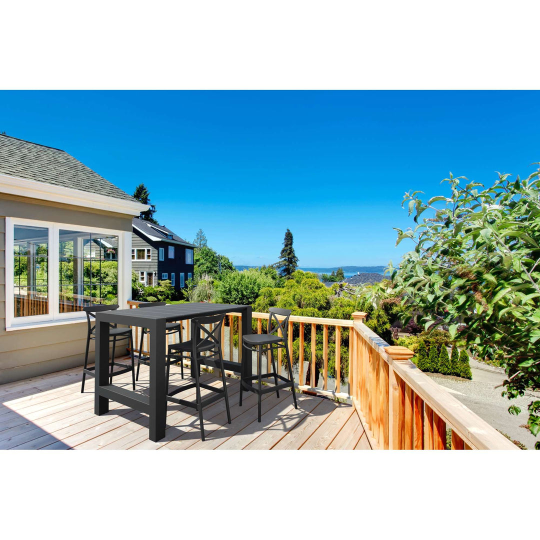 Cross Back Bar Stools by Siesta