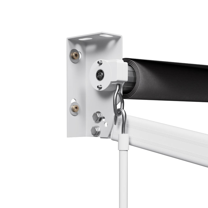 Instahut Motorised 4m x 2.5m Retractable Folding Arm Awning / Sunshade - Grey