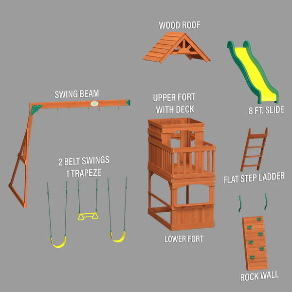 Backyard Discovery Atlantis Swing & Play Set