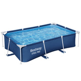 Bestway Above Ground Swimming Pool - 259x170x61cm - Steel Frame (2300L Capacity)