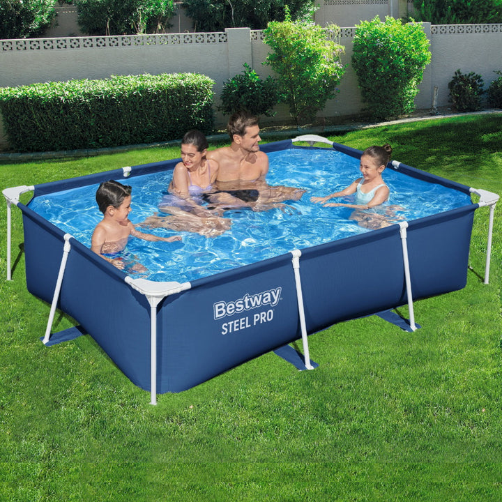 Bestway Above Ground Swimming Pool - 259x170x61cm - Steel Frame (2300L Capacity)