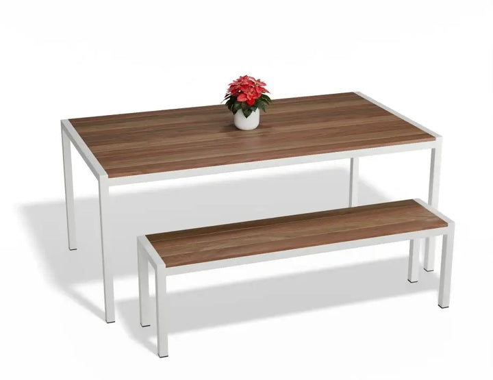 Moonah Outdoor Dining Table - Spotted Gum (Custom Made)