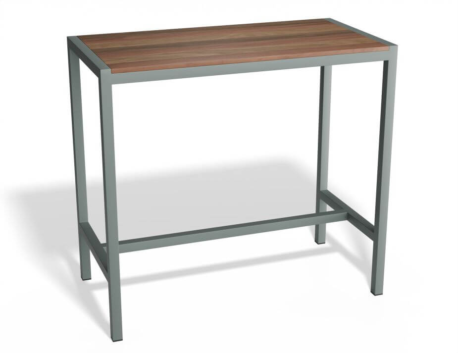 Moonah Outdoor High Bar Table - Spotted Gum (Custom Made)