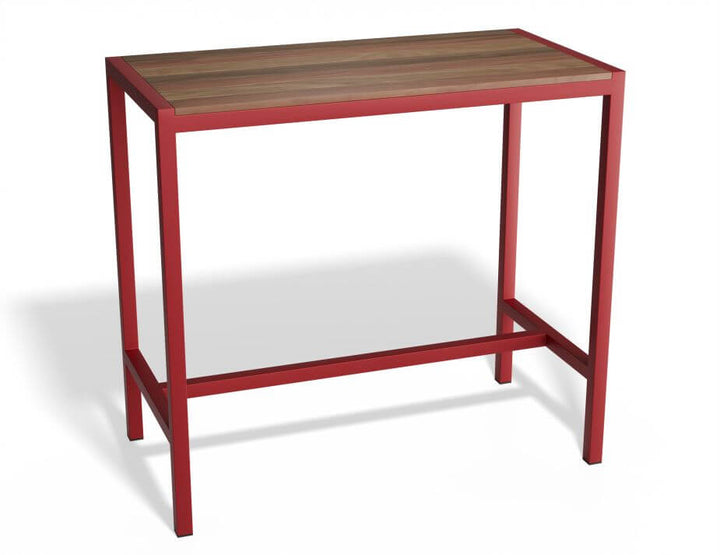 Moonah Outdoor High Bar Table - Spotted Gum (Custom Made)