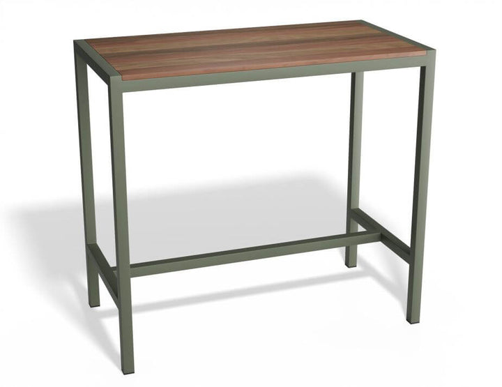 Moonah Outdoor High Bar Table - Spotted Gum (Custom Made)