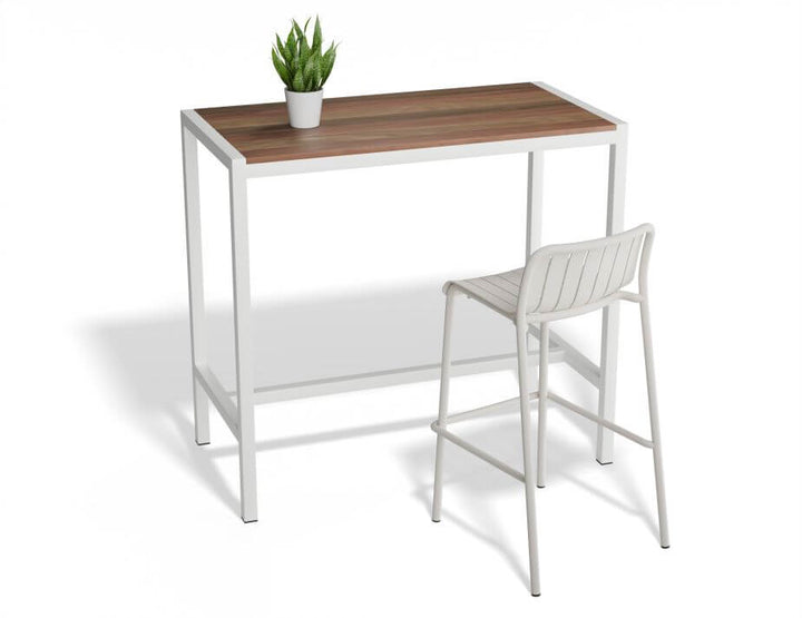 Moonah Outdoor High Bar Table - Spotted Gum (Custom Made)