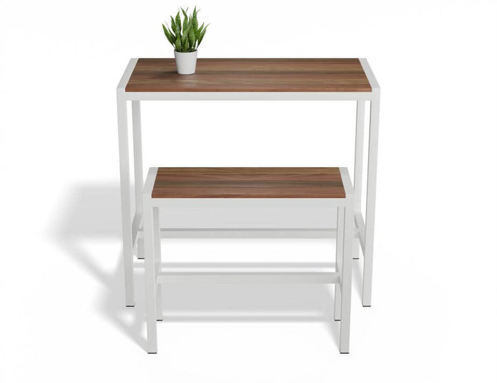 Moonah Outdoor High Bar Table - Spotted Gum (Custom Made)