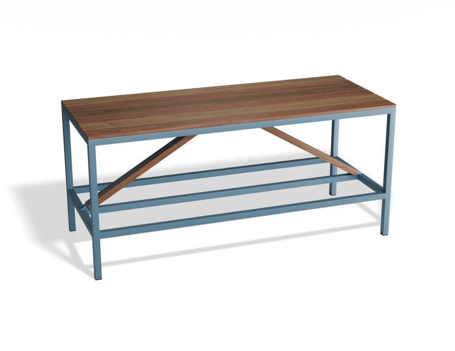 Cape Outdoor High Bar Table - Spotted Gum (Custom Made)