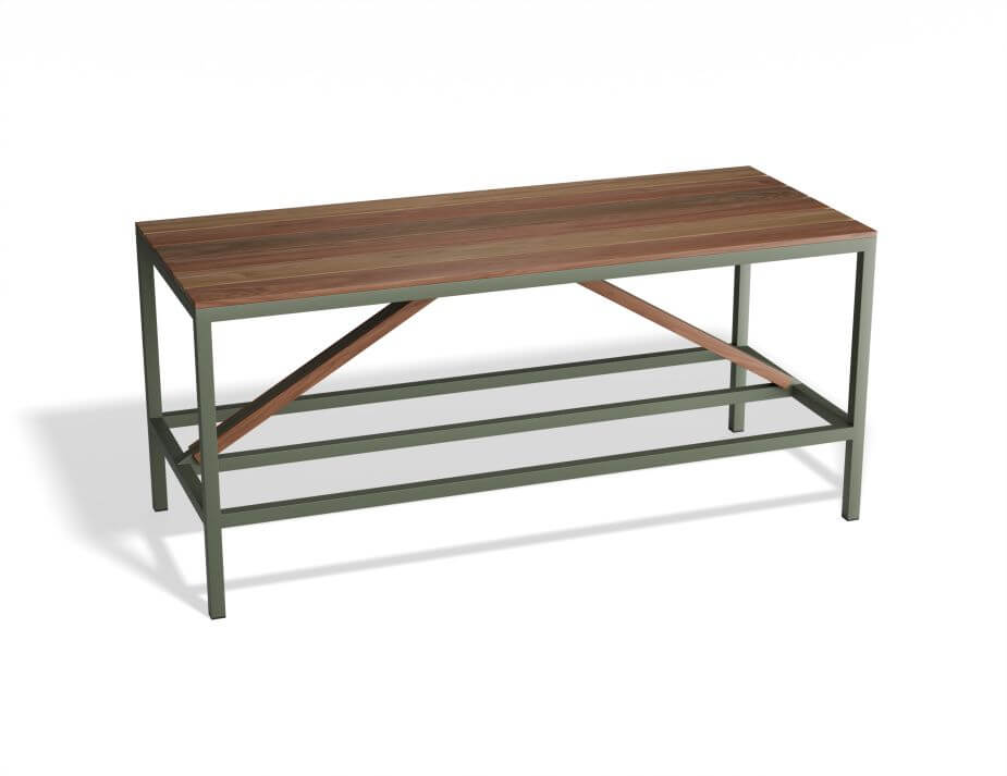 Cape Outdoor High Bar Table - Spotted Gum (Custom Made)