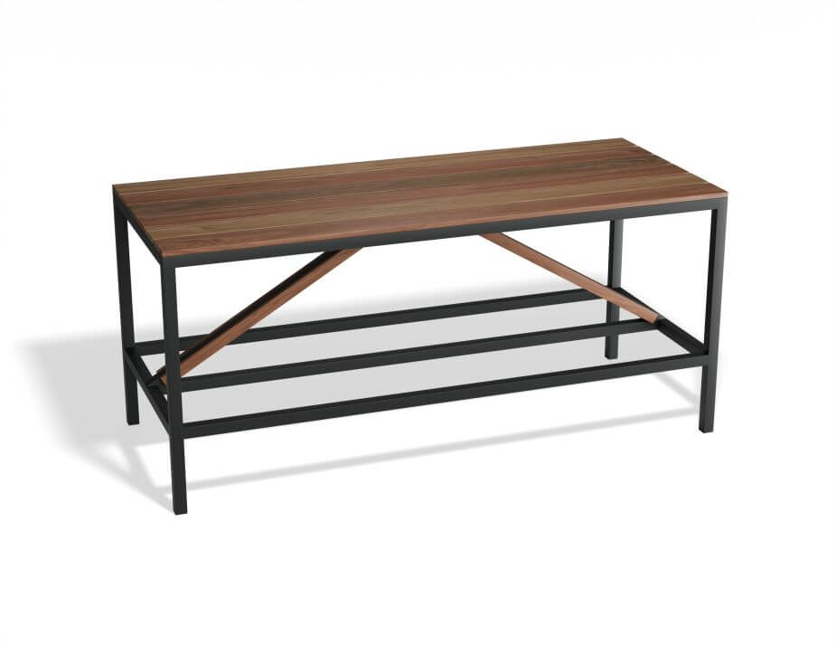 Cape Outdoor High Bar Table - Spotted Gum (Custom Made)