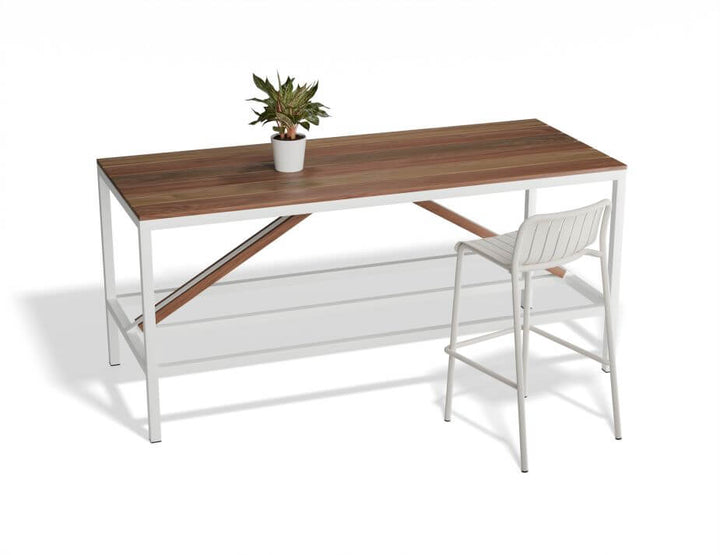 Cape Outdoor High Bar Table - Spotted Gum (Custom Made)