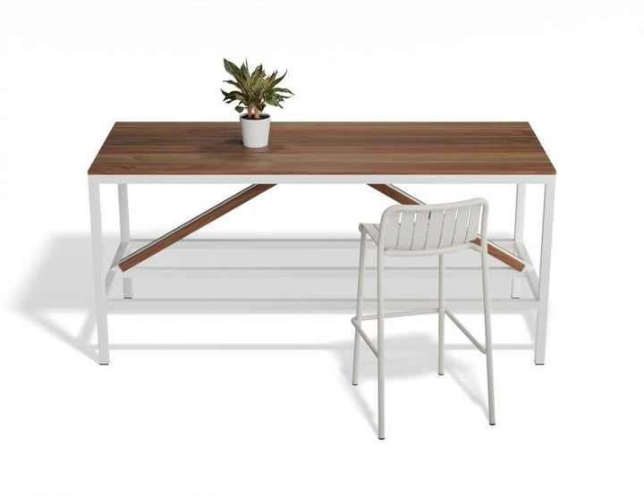 Cape Outdoor High Bar Table - Spotted Gum (Custom Made)