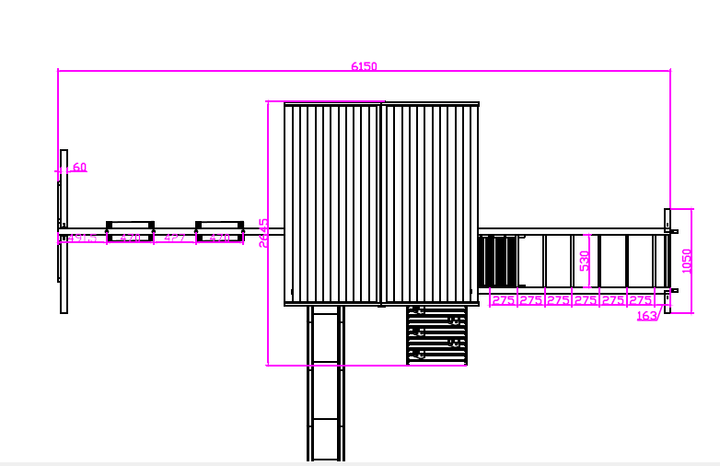 Kidzshack Caboodle Shack Cubby House with Mud Kitchen (Option to Add Swing Set & Monkey Bars)