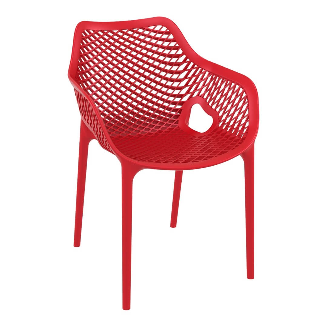 Siesta Air XL Arm Chair (Available in Black, White, Taupe, Green, Red, Orange, Mango & Anthracite)