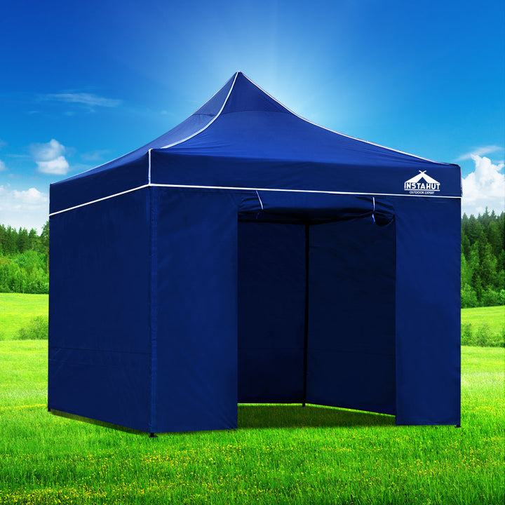 Instahut 3x3m Pop Up Gazebo Available in White & Navy)