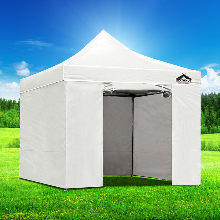 Instahut 3x3m Pop Up Gazebo Available in White & Navy)