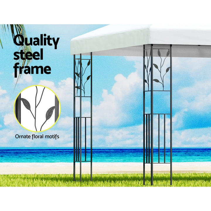 Instahut 4m x 3m Gazebo - Steel Frame (Available in White & Grey)
