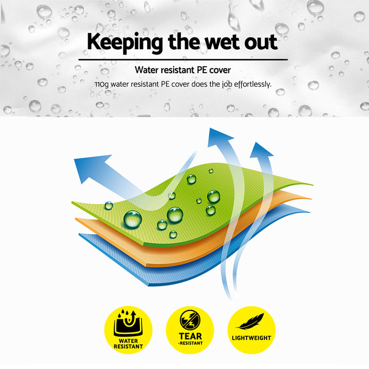 Instahut 4m x 3m Gazebo - Steel Frame (Available in White & Grey)