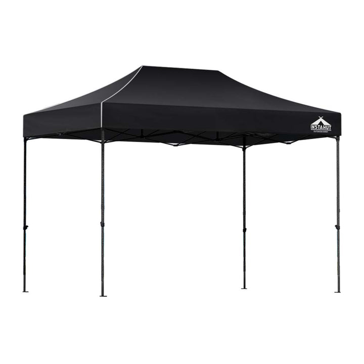 Instahut 3m x 4.5m Pop Up Gazebo w/Base Pods (Available in  Black, Navy & White)