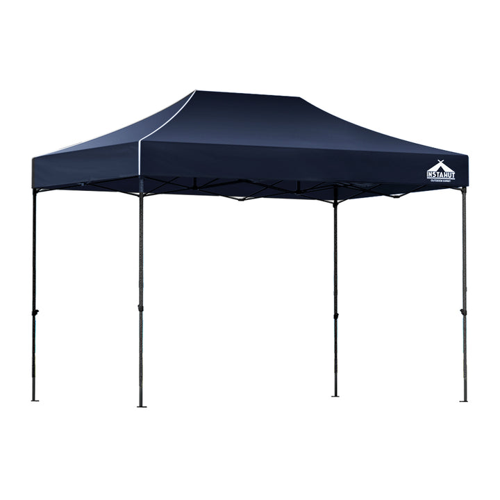 Instahut 3m x 4.5m Pop Up Gazebo w/Base Pods (Available in  Black, Navy & White)