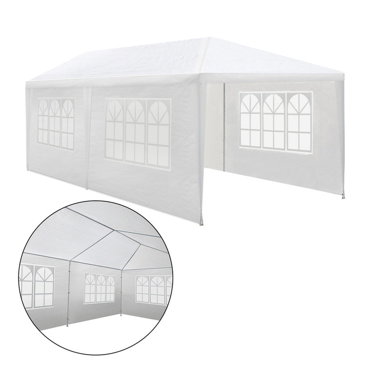 Instahut 3m x 6m Gazebo / Marquee with Side Walls(4 Panels) - Available in Green & White