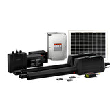 Lockmaster Dual Swing Automatic Gate Opener Kit - Electric / Solar Powered (10W) - 600kg / 10m