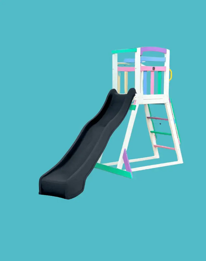 Kidzshack Pool Slide with Wooden Frame (12 slide colours)