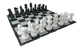 Giant Size Plastic Outdoor Chess Game Set w/Mat 3x3m