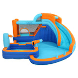 AirMyFun Inflatable Water Slide & Water Park with trampoline & climbing wall - 3.82m x 3.81m