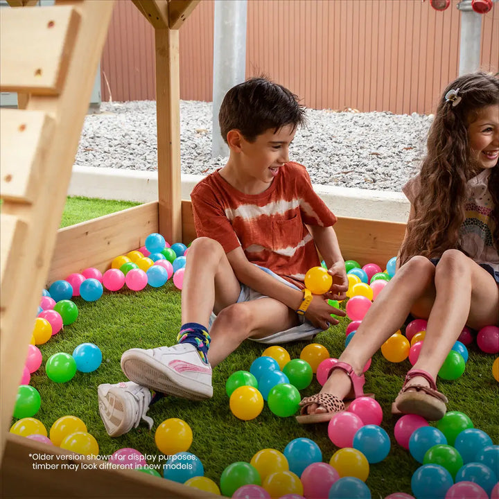 Kingston Elevated Cubby House with Slide - by Lifespan Kids