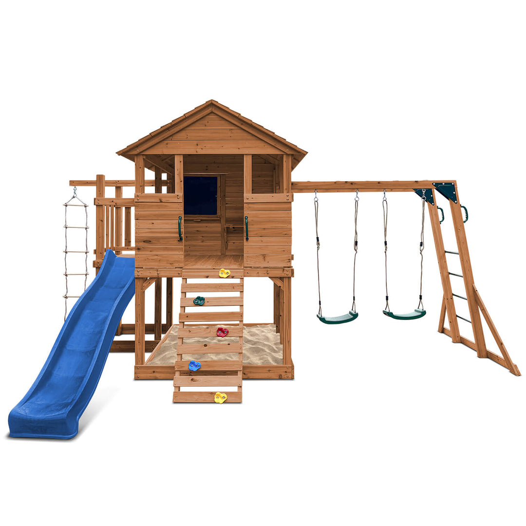 Kingston Elevated Cubby House with Slide - by Lifespan Kids